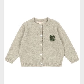 Konges Sl�jd Cardigan - Uld/Polyamid - Billi - Off White Melange