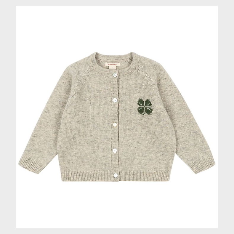 Konges Sl�jd Cardigan - Uld/Polyamid - Billi - Off White Melange