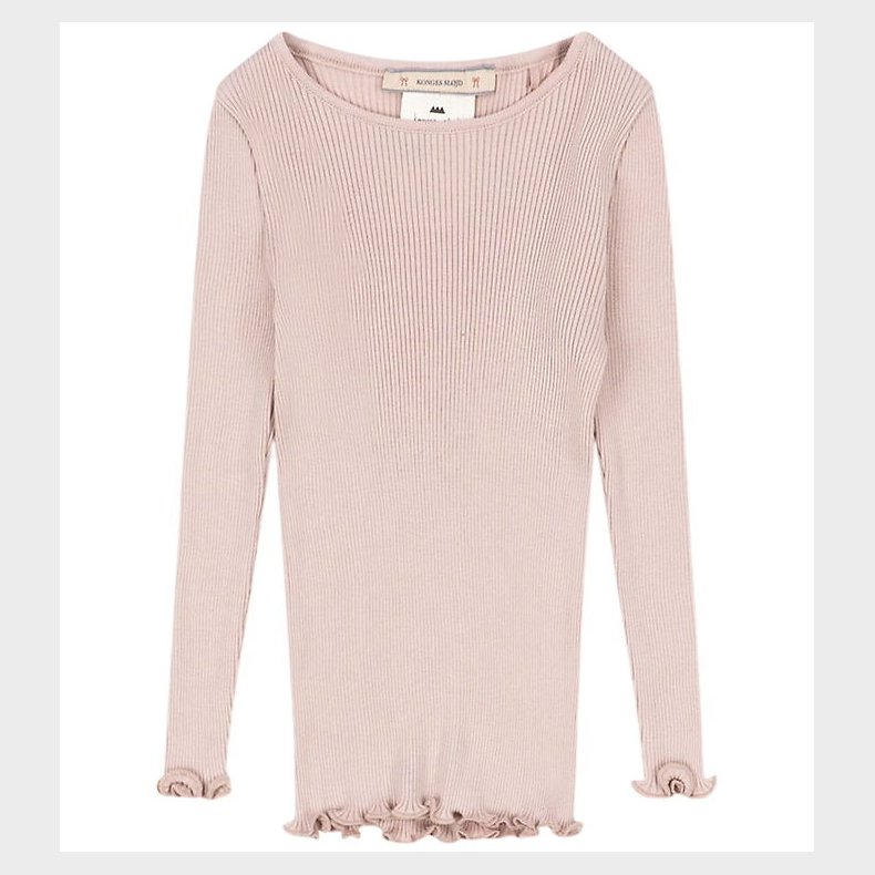 Konges Sl�jd Bluse - Rib - Kara - Silke - Pale Blush