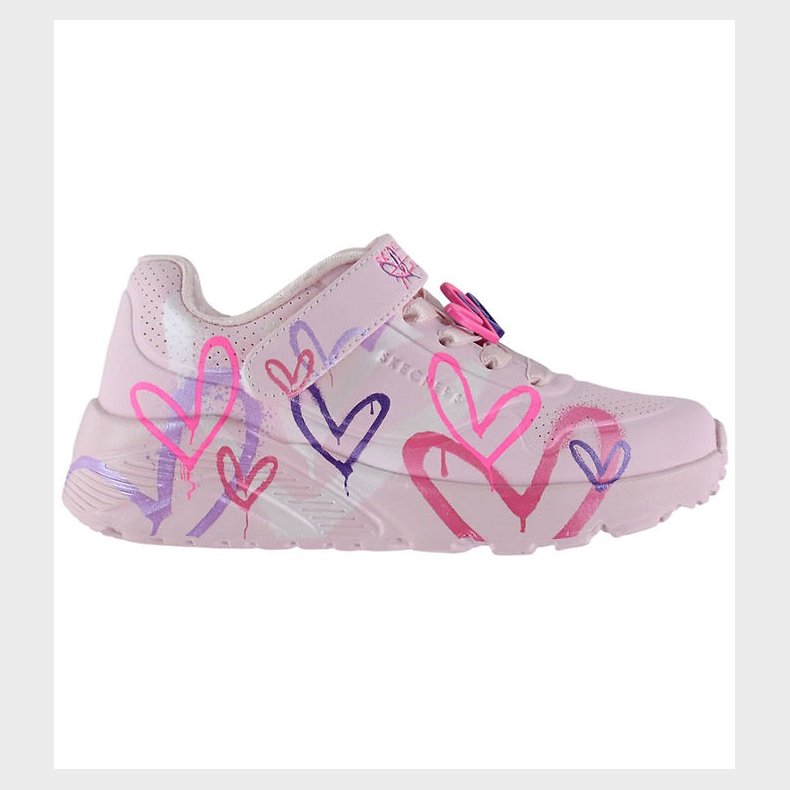 Skechers Sneakers - Girls Uno Lite - Light Pink/Multi