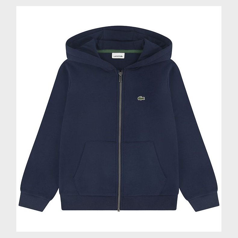 Lacoste Cardigan - LCB Core Fleece Full Zip - Marine