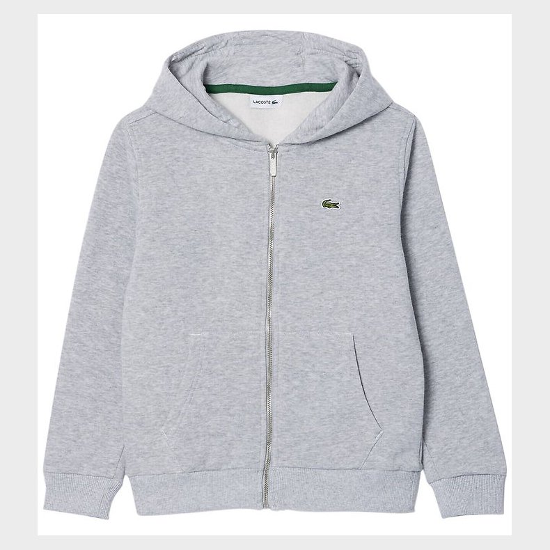 Lacoste Cardigan - LCB Core Fleece Full Zip - Argent Chine