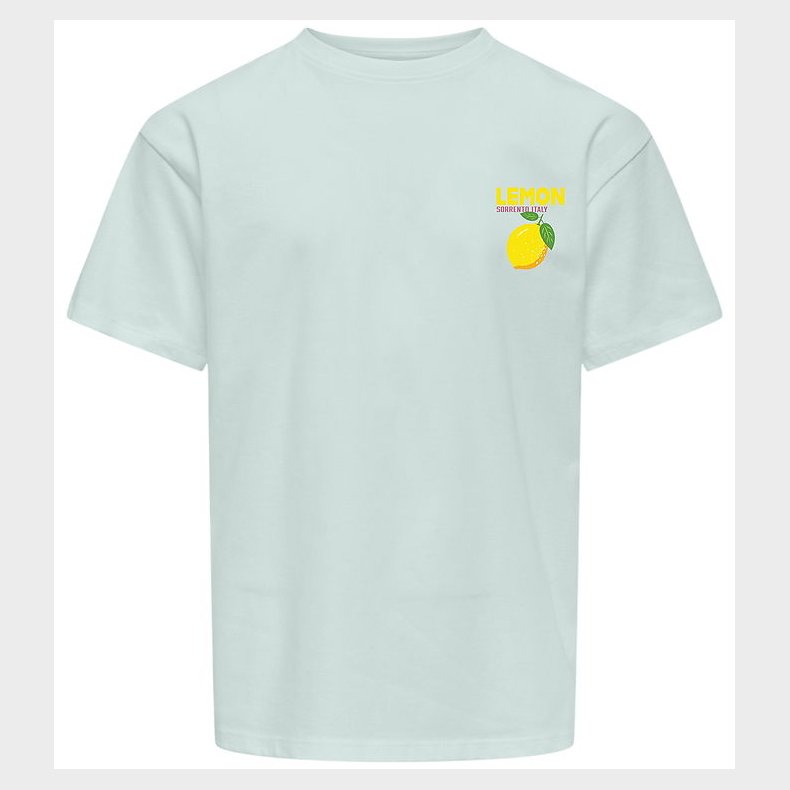 Kids Only T-shirt - KogCarina - Loose - Wan Blue/Dolce Vita