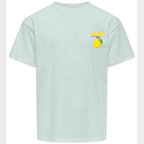 Kids Only T-shirt - KogCarina - Loose - Wan Blue/Dolce Vita