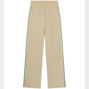 Indian Blue Jeans Bukser - Wide Pinstripe - Sandshell