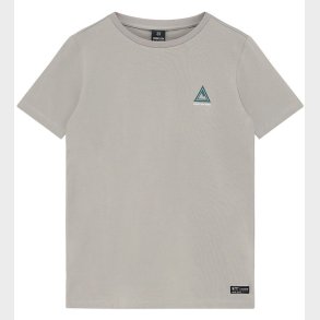 Indian Blue Jeans T-Shirt - Chest and Backprint - Light Dusty Gr