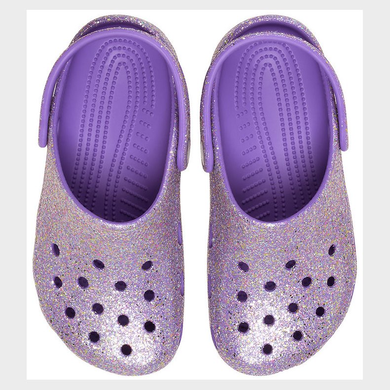 Crocs Sandaler - Classic Fantasy Glitter Clog K - Lilla