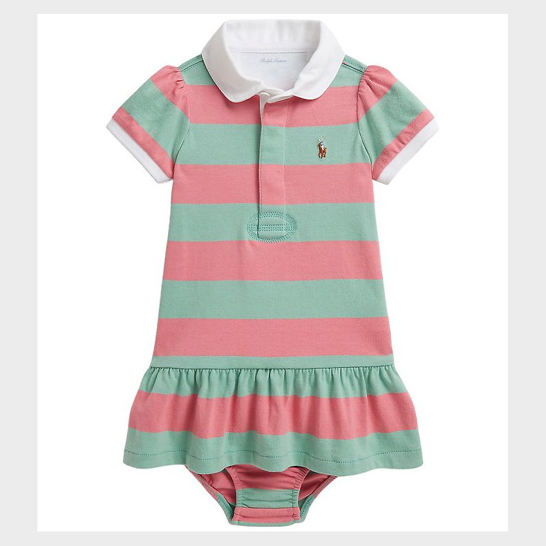 Polo Ralph Lauren Kjole m. Bloomers - Desert Rose/Gr�nternet