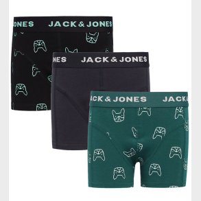 Jack & Jones Boxershorts - 3-pak - JacDenim Dog - Dark Navy/Dark