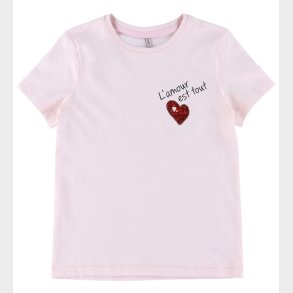Kids Only T-shirt - KogCandy - Barely Pink/Lamour