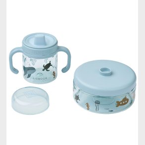 Liewood Spises�t - Beatrix Tableware Set - Sea Creature/Sandy