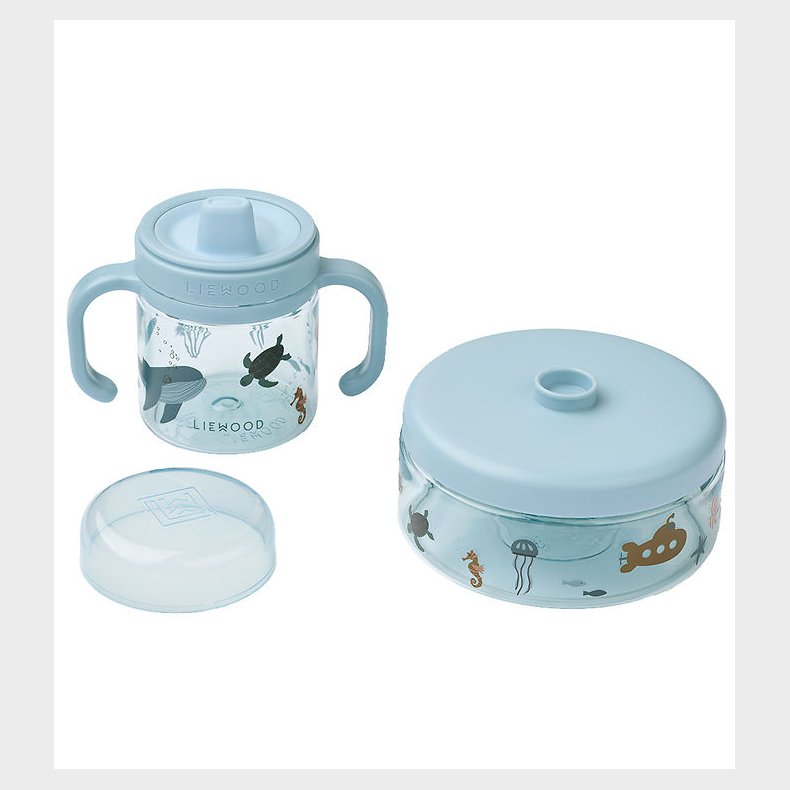 Liewood Spises�t - Beatrix Tableware Set - Sea Creature/Sandy