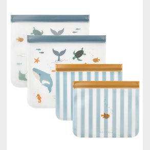 Liewood Madposer - Rebus - Genanvendelige - 4-pak - Sea Creature