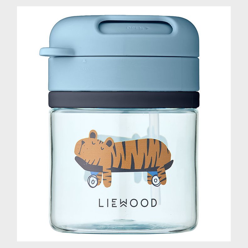 Liewood Kop m. Suger�r - Pavia - 280 ml - Fun/Beach Blue