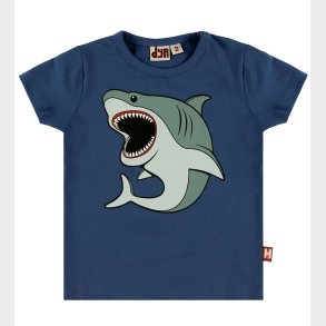 DYR-Cph T-Shirt - Dyrgrowl T - Skipper Blue Hvidhaj