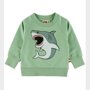 DYR-Cph Bluse - Dyrbellow - Sweat Herb Green Hvidhaj