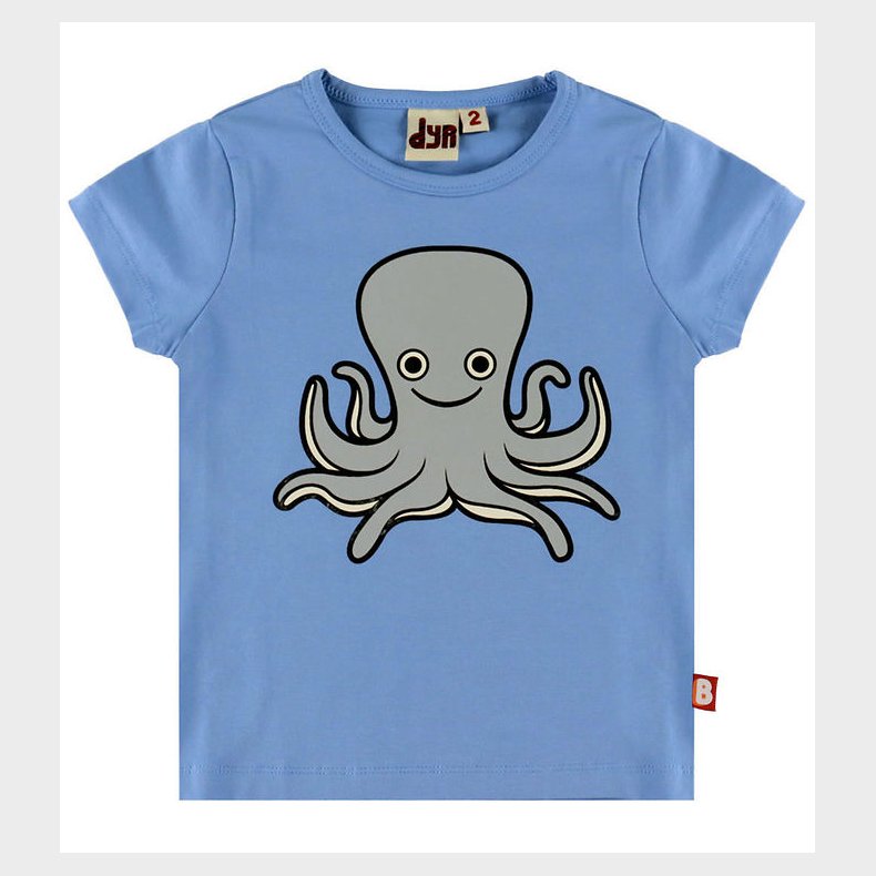 DYR-Cph T-Shirt - Dyrgrowl T - Ice Blue Bl�ksprutte