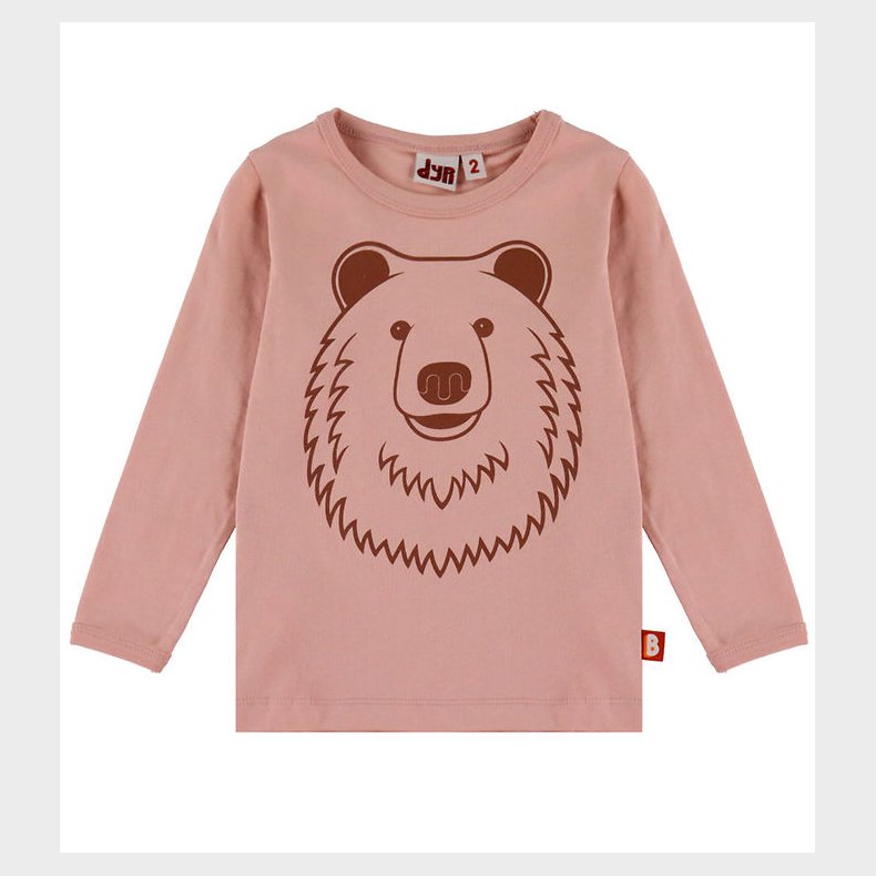 DYR-Cph T-Shirt - Dyrshedding T - Gentle Rose Outline Bj�rn