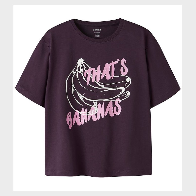 Name It T-shirt - NkfBenna - Blackberrt Wine
