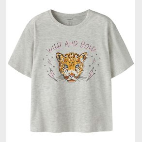 Name It T-shirt - NkfBenna - Light Grey Melange