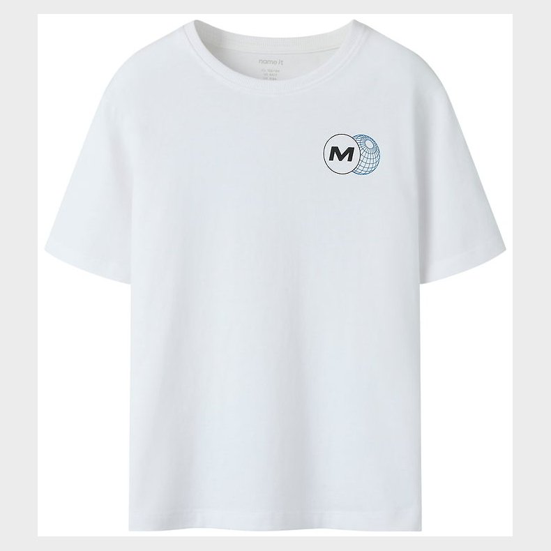 Name It T-shirt - NkmBenno - Bright White