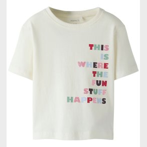 Name It T-shirt - NmfBelina - Gardenia