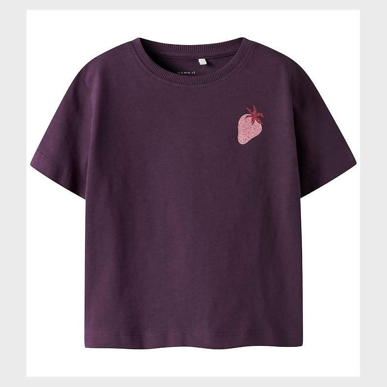 Name It T-shirt - NmfBelina - Blackberry Wine