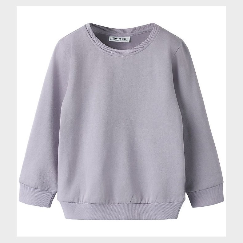 Name It Sweatshirt - NmnSeli - Lavender Gray