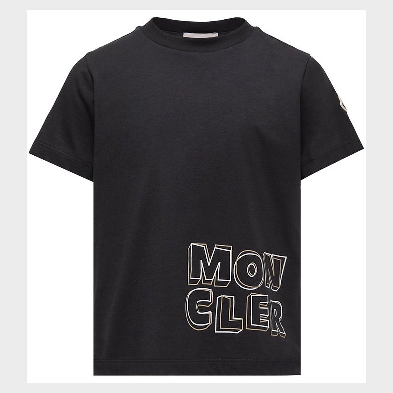 Moncler T-shirt - Sort m. Print