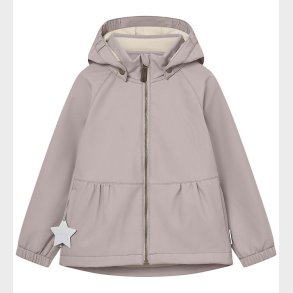 Mini A Ture Softshelljakke m. Fleece - MatBriddi - Opal Purple