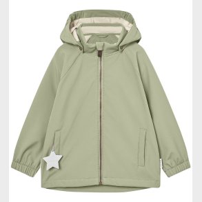 Mini A Ture Softshelljakke m. Fleece - MatAden - Tea Green