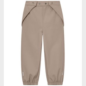 Mini A Ture Softshellbukser m. Fleece - MatAiano - Grey Brown