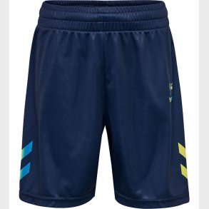 Hummel Shorts - hmlShimmer - Dress Blues/Limeade