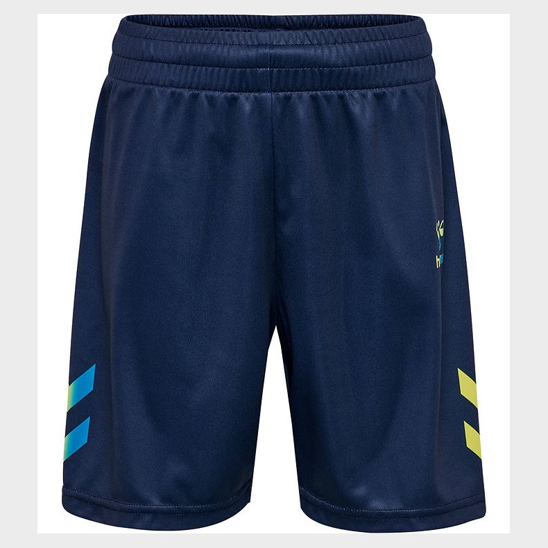Hummel Shorts - hmlShimmer - Dress Blues/Limeade