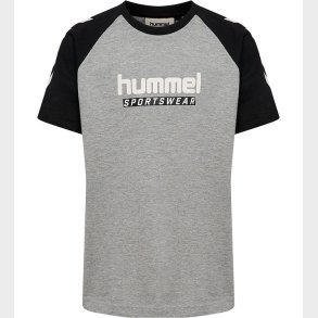 Hummel T-shirt - hmlJR Logo - Grey Melange