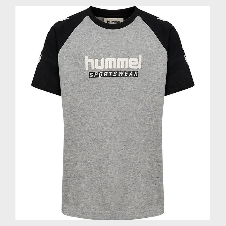 Hummel T-shirt - hmlJR Logo - Grey Melange