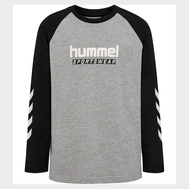 Hummel Bluse - hmlJR Logo - Grey Melange
