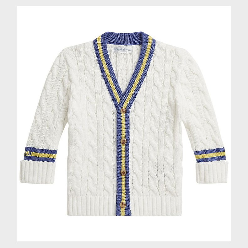 Polo Ralph Lauren Cardigan - Strik - DeckWash White