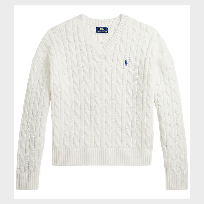 Polo Ralph Lauren Bluse - Strik - Deckwash White