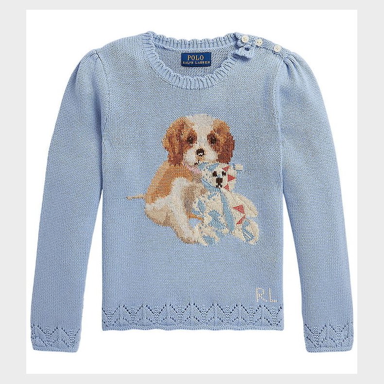 Polo Ralph Lauren Bluse - Strik - Chambray Blue