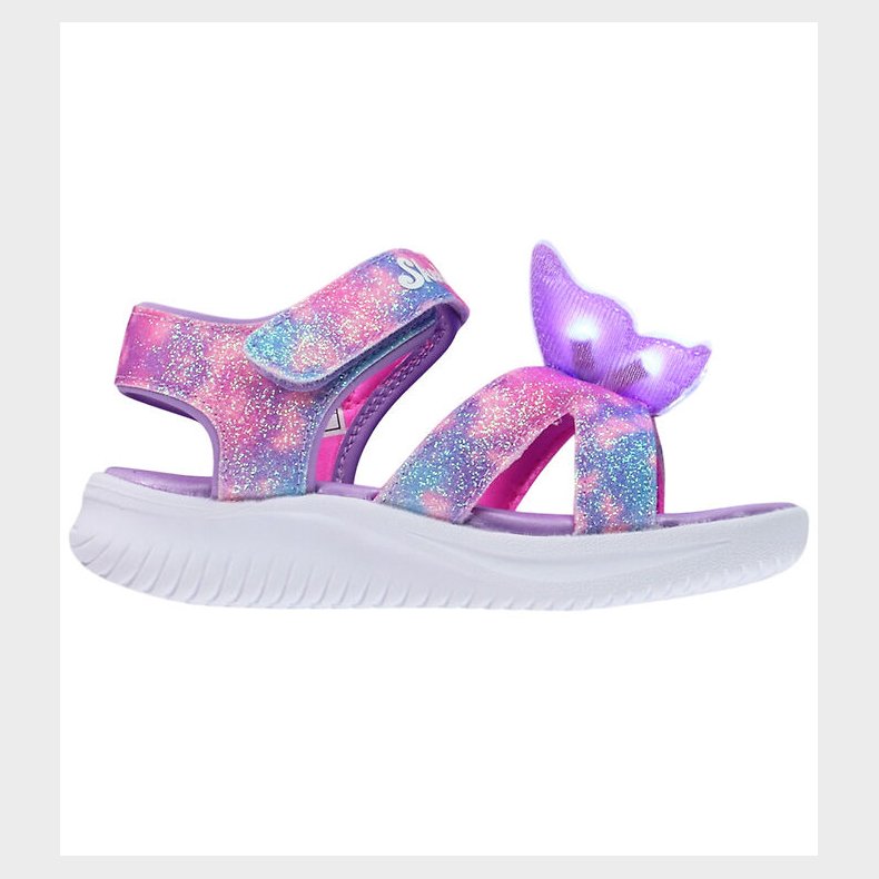 Skechers Sandaler m. Lys - Jumpsters - Lavender/Multi