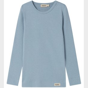 MarMar Bluse - Rib - Bomuld/Modal - Blue Iris