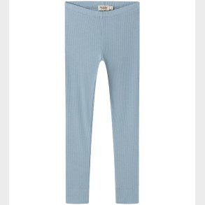 MarMar Leggings - Rib - Bomuld/Modal - Blue Iris