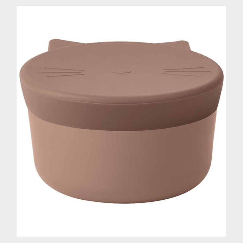 Liewood Snackbox - Cornelius - Cat Dark Rose