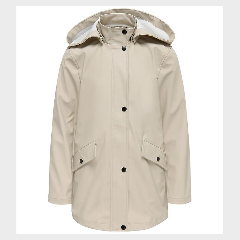 Kids Only Regnjakke - PU - KogElisa - Silver Lining