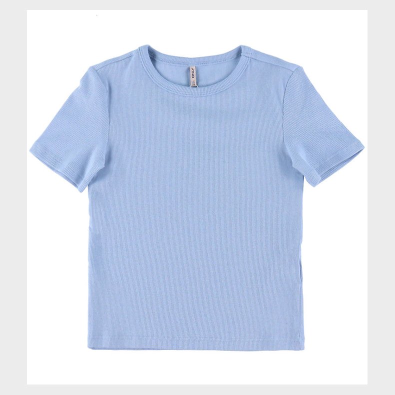 Kids Only T-shirt - Noos - KogLucky - Soft Chambray