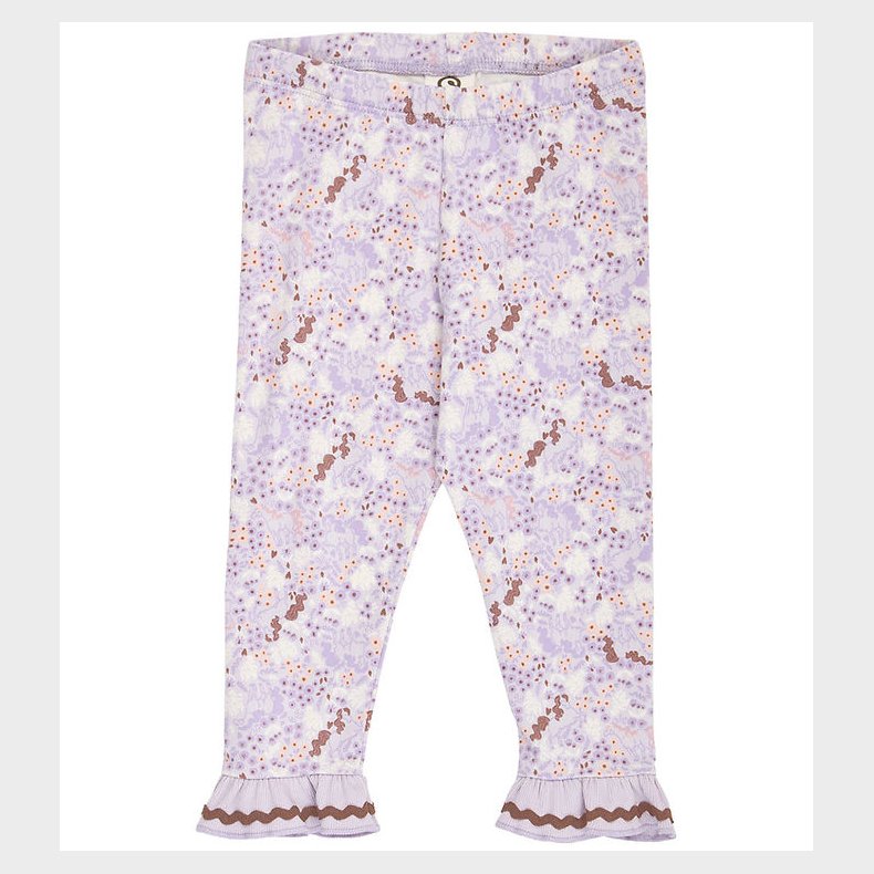 M�sli Leggings - Prairie Frill - Bloom/Tofu/Pecan