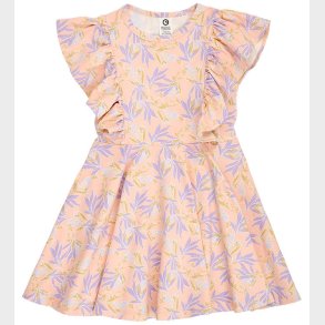M�sli Kjole - Peony Ruffle - Peach/ Bloom/ Dream
