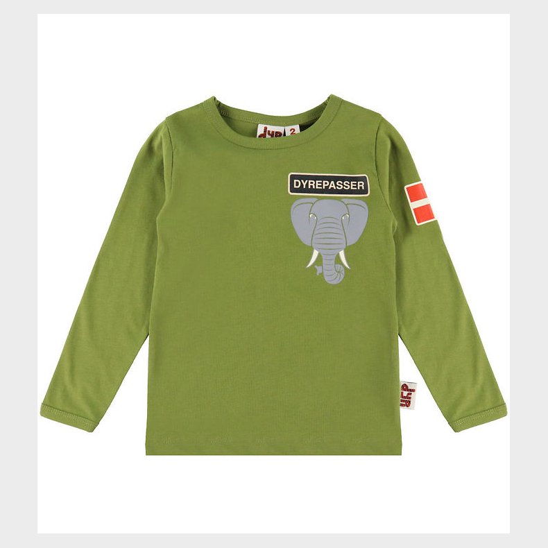 DYR-Cph Bluse - Dyrepasser - Olive Elefant