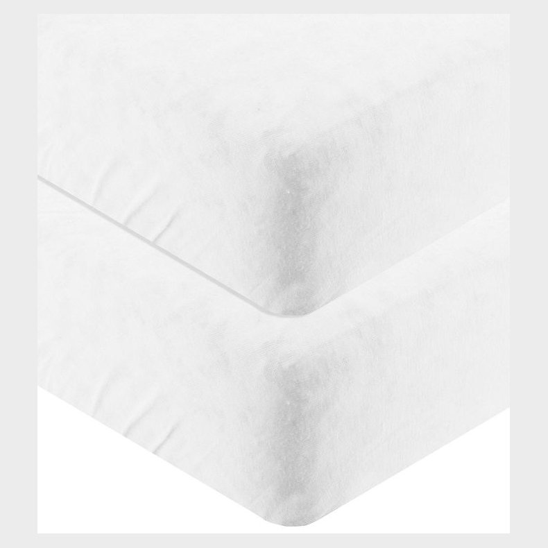 Sebra Lagen - 2-pak - Junior - 70x160 cm - Hvid